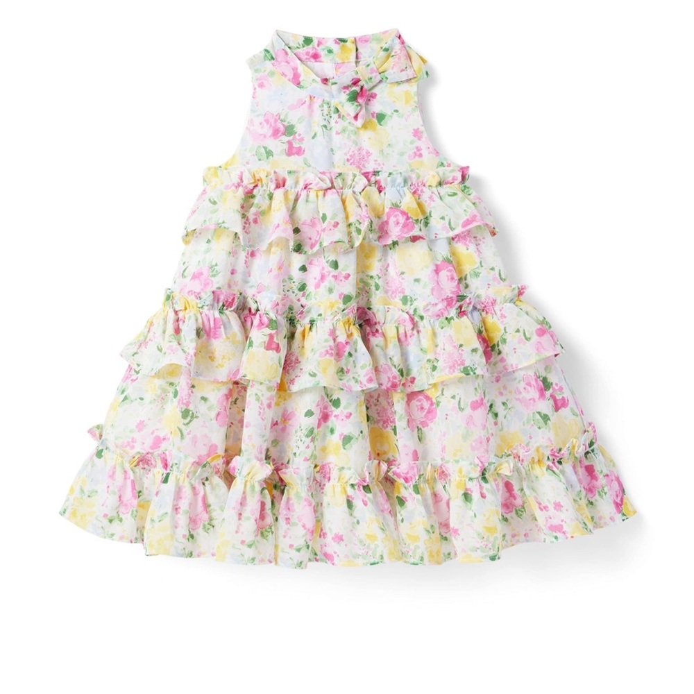 Janie and Jack Floral Dress for Girls Size 6